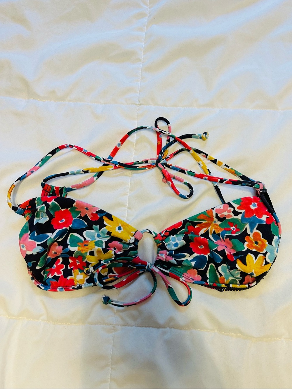 Tie Back Bralette Bikini Top